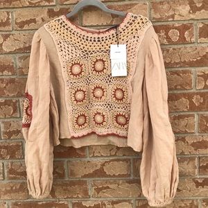 ZARA Crochet Top